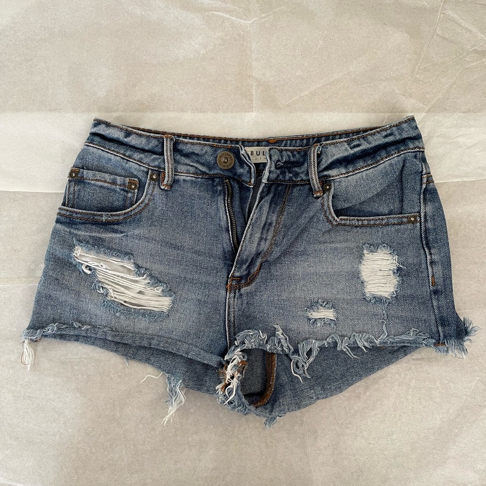High Waisted Jean Shorts from Pac Sun